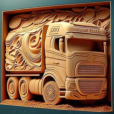 3D модель Volvo F10F12 (STL)